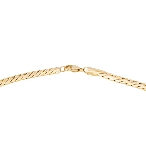 Collier Collier maille anglaise en or jaune 18 carats 58 Facettes 2971731CN