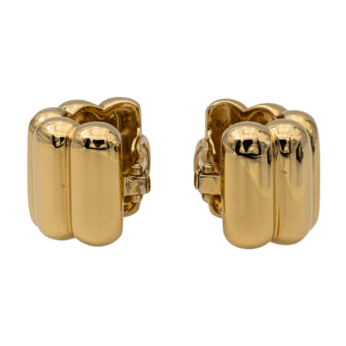 Boucles d'oreilles O.J. Perrin - Boucles d’oreilles à clips en or jaune 18 carats 58 Facettes 2980971CD