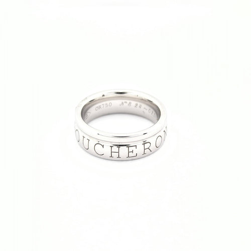 Bague 48 Boucheron - Alliance en or blanc 18 carats 58 Facettes 29869