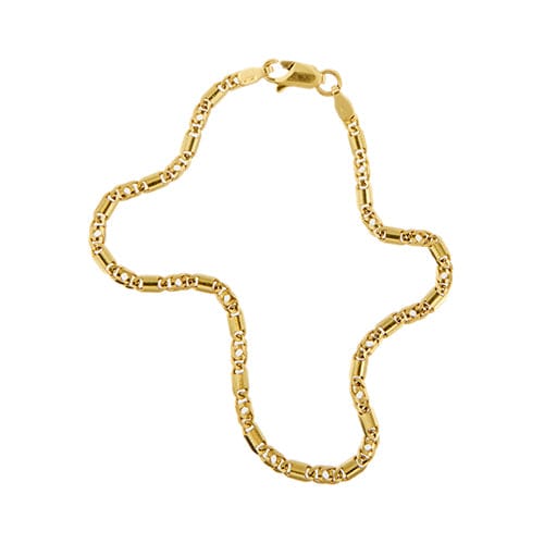 Bracelet Bracelet homme maille œil de tigre en or jaune 18 ct 58 Facettes 29875