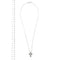 Collier Collier croix - Collier en or blanc 18 ct et diamants 58 Facettes 29901