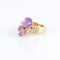 Bague 49.5 Bague Toi & Moi, Améthystes & Diamants 58 Facettes DV0032-19