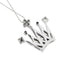 Collier Collier - Pendentif couronne en or blanc 18 kt et diamants 58 Facettes 29948