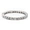 Bague 58.5 Bague alliance tour complet en or blanc 18 carats et diamants 58 Facettes 2998998CN