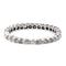 Bague 58.5 Bague alliance tour complet en or blanc 18 carats et diamants 58 Facettes 2998998CN