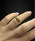 Bague Bague romboïdale années 1990 en or jaune 18 carats et diamants 58 Facettes