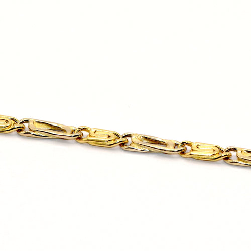 Necklace Two-tone 18k gold necklace 60 cm 58 Facettes 93481847