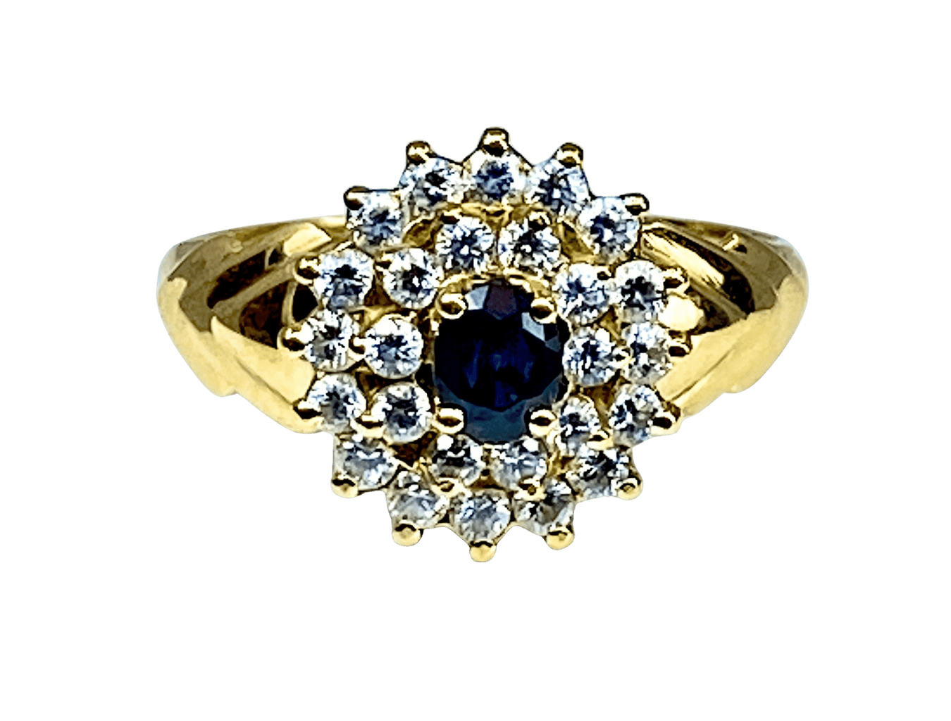 Gold diamond engagement rings