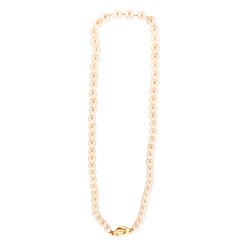 Collier DINH VAN - R10 - Collier perles akoya et or jaune 58 Facettes DV6622-1