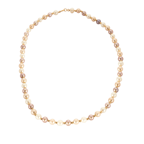 Collier Collier or jaune perles de culture 58 Facettes PCT625606