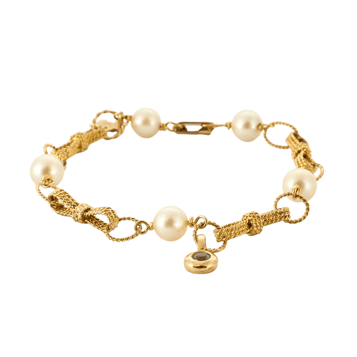 Bracelet Bracelet or jaune et rose 58 Facettes LP952-LP953