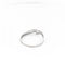 Bague 48 Bague en or blanc 18 carats avec diamant 58 Facettes 30087