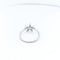 Bague 48 Bague florale en or blanc 18 carats et diamants 58 Facettes 30091