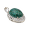 Pendentif Pendentif en or blanc 18 carats, chrysocolle et diamants 58 Facettes 3013259CN