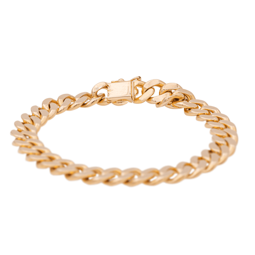 Bracelet Bracelet gourmette en or rose 18 carats 58 Facettes 3029090CN