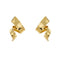 Boucles d'oreilles Boucles d’oreilles pendantes ondulées en or jaune 18 ct 58 Facettes 30294