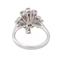 Bague 52 Bague en or blanc 18 carats avec rubis et diamants 58 Facettes 3030088CN
