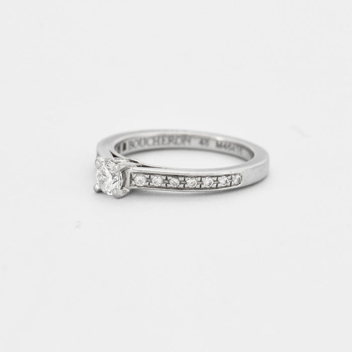 Bague 48 BOUCHERON - Bague Solitaire BELOVED Diamant 0.20ct 58 Facettes DV0466-1