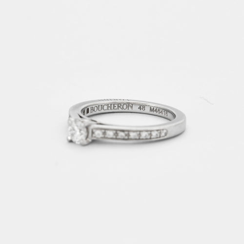 Bague 48 BOUCHERON - Bague Solitaire BELOVED Diamant 0.20ct 58 Facettes DV0466-1