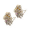 Boucles d'oreilles Boucles d’oreilles - Puces en or blanc 18 carats avec perles et diamants 58 Facettes 30438