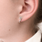 Boucles d'oreilles Boucles d’oreilles en or blanc 18 carats et diamants 58 Facettes 30466