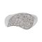 Bague 52 Bague pavée de diamants en or blanc 18 carats 58 Facettes 3046730CN