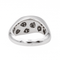 Bague 52 Bague pavée de diamants en or blanc 18 carats 58 Facettes 3046730CN
