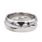 Bague 57 Bague en or blanc 18 carats sertie de 3 diamants 58 Facettes 3060076CN