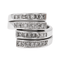 Bague 57 Bague en or blanc 18 carats pavée de diamants 58 Facettes 3073307CN
