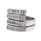 Bague 57 Bague en or blanc 18 carats pavée de diamants 58 Facettes 3073307CN