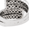 Bague 57 Bague en or blanc 18 carats pavée de diamants 58 Facettes 3073307CN