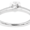 Bague 47.5 Bague solitaire en or blanc 18 carats avec diamant 58 Facettes 3079919CN