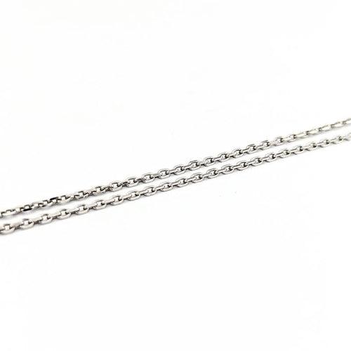 Collier Collier en or blanc 18 carats avec citrine 58 Facettes 30824