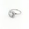 Bague 59 Bague Pompadour en or blanc 18 carats et platine avec diamants 58 Facettes 30884