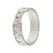 Bague 53 Tiffany & Co Atlas - Bague alliance en or blanc 18 ct et diamants 58 Facettes 30977