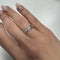 Bague 53 Tiffany & Co Atlas - Bague alliance en or blanc 18 ct et diamants 58 Facettes 30977