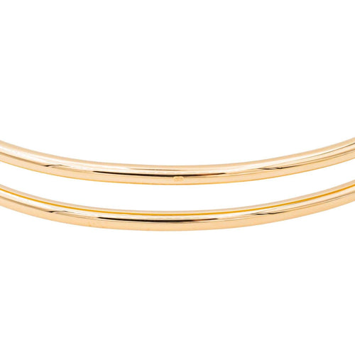 Bracelet Bracelet jonc en or jaune 18 carats avec diamant et saphir 58 Facettes 3105930CN