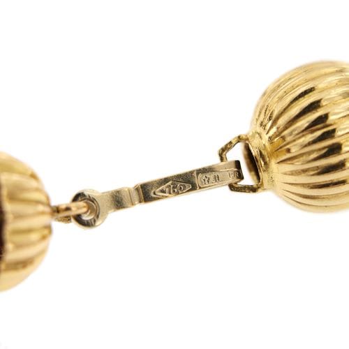 Collier Collier - Cornioline et fermoir en or jaune 18 ct 58 Facettes 31069