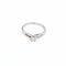 Bague 54 Solitaire - Bague en or blanc 18 carats et diamant 58 Facettes 31070