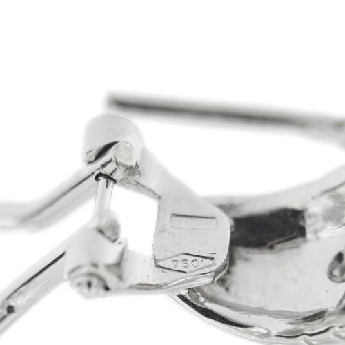 Boucles d'oreilles Boucles d'oreilles en or blanc 18 kt avec diamants taille brillant 58 Facettes 31073