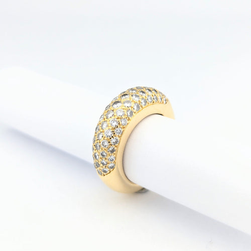 Bague 51 Bague jonc en or jaune 18 carats et diamants 58 Facettes 31130