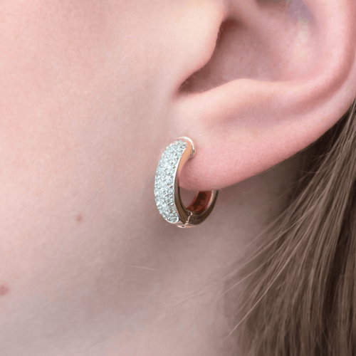 Boucles d'oreilles Boucles d'oreilles en or jaune 18 carats et diamants 58 Facettes 31136