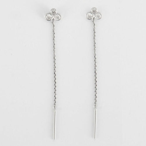 Boucles d'oreilles Boucles d'oreilles or et diamants 58 Facettes DV0265-1