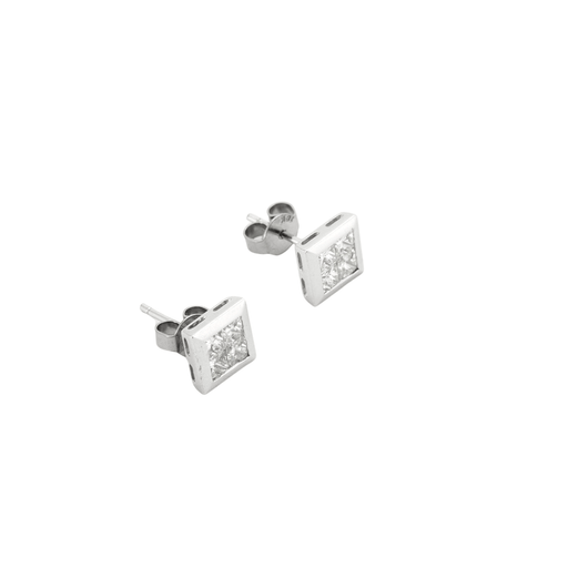 Boucles d'oreilles Boucles d'Oreilles Or Gris et Diamants 58 Facettes DV0433-1