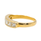 Bague 52 Bague demi-alliance en or jaune 18 carats et diamants 58 Facettes 3118592CN