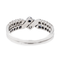Bague 56 Bague en or blanc 18 carats avec saphirs et diamants 58 Facettes 3124049CN