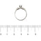 Bague 54 Bague solitaire - Diamants 0,85 ct en or blanc 18 ct 58 Facettes 31355