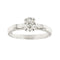 Bague 54 Bague solitaire - Diamants 0,85 ct en or blanc 18 ct 58 Facettes 31355