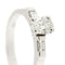Bague 54 Bague solitaire - Diamants 0,85 ct en or blanc 18 ct 58 Facettes 31355