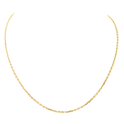 Collier Collier maille forçat en or jaune 18 carats 58 Facettes 3136359CN